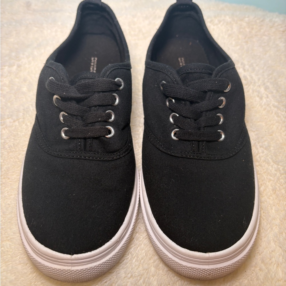 H&M Black Canvas Shoes